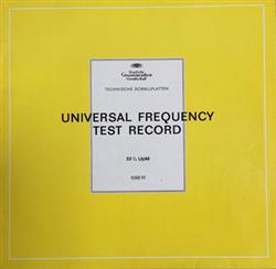 Download No Artist - Universal Frequency Test Record