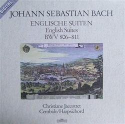 Download Johann Sebastian Bach, Christiane Jaccottet - Englische Suiten English Suites