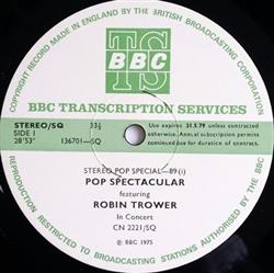 Download Robin Trower - Stereo Pop Special 89