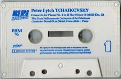 Download Peter Ilytch Tchaikovsky - Concerto For Piano No 1 In B Flat Minor B Moll Op 23