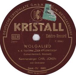 Download Carl Jöken - Wolgalied Weinlied