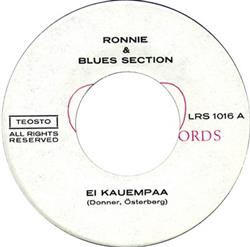 Download Ronnie & Blues Section - Ei Kauempaa