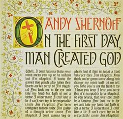 Download Andy Shernoff - On The First Day Man Created God