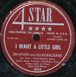 Download Jim Wynn And His Bobalibans - I Want A Little Girl Ee Bobaliba