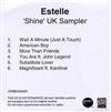 online anhören Estelle - Shine UK Sampler