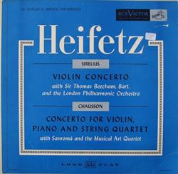 Download Jascha Heifetz - Concerto In D Minor Op 47 Concerto In D Op 21