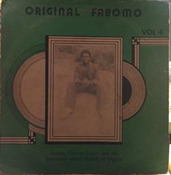 Download Master Fabomo Edoleyi And His Supersonic Sound Makers Of Nigeria - Original Fabomo Vol 4