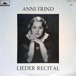 Download Anni Frind - Lieder Recital