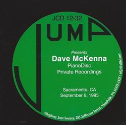 Download Dave McKenna - Jump Presents Dave McKenna PianoDisc Private Recordings