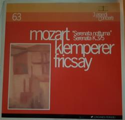 Download Otto Klemperer, Ferenc Fricsay - Mozart Serenata Notturna