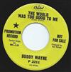 descargar álbum Buddy Wayne - The World Was Too Good To Me