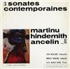 baixar álbum Bohuslav Martinů, Paul Hindemith, Pierre Ancelin - 3 Sonates Contemporaines