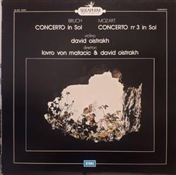 Download Bruch Mozart David Oistrach - Concerto In Sol Concerto N 3 In Sol