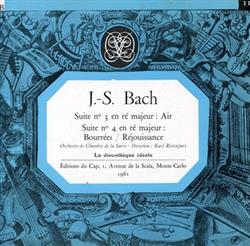 Download JS Bach - Suite N 3 En Ré Majeur Suite N 4 En Ré Majeur