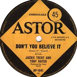 Download Jackie Trent And Tony Hatch - Dont You Believe It