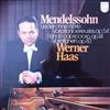 descargar álbum Mendelssohn, Werner Haas - Lieder Ohne Worte Variations Sérieuses Op 54 Rondo Capriccioso Op 14 Variationen Op 83