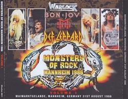 Download Warlock , Bon Jovi, McAuley Schenker Group, Def Leppard - Monsters Of Rock 1986 Volume 1