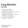 ascolta in linea The Long Blondes - Sampler