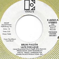 Download Bruni Pagan - Late For Love