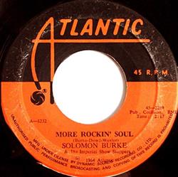 Download Solomon Burke Sr & The Imperial Show Stoppers - More Rockin Soul The Price