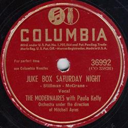 Download The Modernaires With Paula Kelly - Juke Box Saturday Night Salute To Glenn MillerMedley