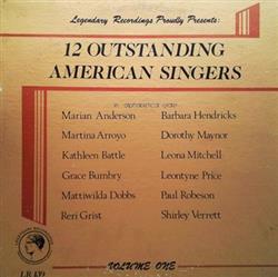 Download Various - 12 Outstanding American Singers Volume One