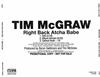 télécharger l'album Tim McGraw - Right Back Atcha Babe