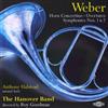 ouvir online Weber, Anthony Halstead, Hanover Band, Roy Goodman - Horn Concertino Overtures Symphonies Nos 1 2