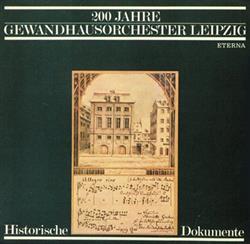 Download Gewandhausorchester Leipzig - 200 Jahre Gewandhausorchester Leipzig Historische Dokumente