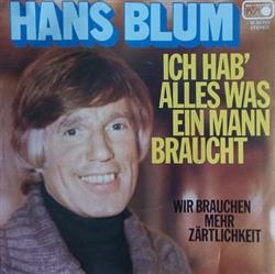 Download Hans Blum - Ich Hab Alles Was Ein Mann Braucht