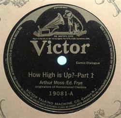 Download Arthur Moss Edward Frye - How High Is Up