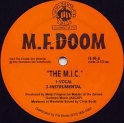 Download MF Doom - The MIC Red Gold