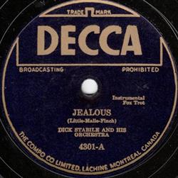 Download Dick Stabile And His Orchestra - Jealous You Know