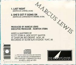 Download Marcus Lewis - Last Night Shes Got It Going On