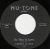 Lonnie Lester - So This Is Love
