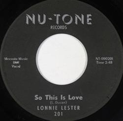 Download Lonnie Lester - So This Is Love