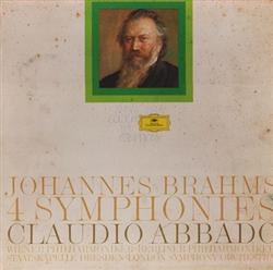 Download Johannes Brahms Claudio Abbado Wiener Philharmoniker Berliner Philharmoniker Staatskapelle Dresden London Symphony Orchestra - 4 Symphonies