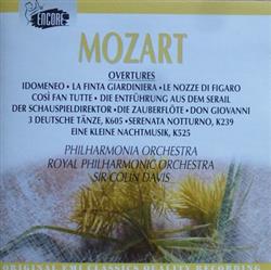 Download Mozart Sir Colin Davis, Philharmonia Orchestra, Royal Philharmonic Orchestra - Eine Kleine Nachtmusik Etc