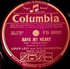 ouvir online Louis Levy And His Orchestra - Says My Heart Strike Up The Band