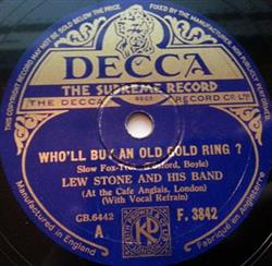 Download Lew Stone And His Band - Wholl Buy An Old Gold Ring The Buggy Song