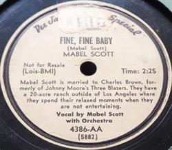 Download Mabel Scott - Fine Fine Baby Have You Ever Watched Love Die