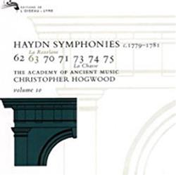 Download Haydn The Academy Of Ancient Music, Christopher Hogwood - Symphonies C 1779 1781 62 63 70 71 73 74 75 Volume 10