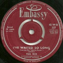 Download Paul Rich - Ive Waited So Long I Go Ape