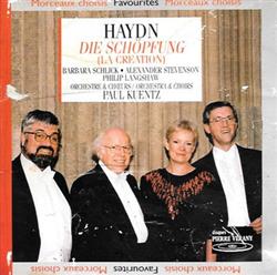 Download Haydn Barbara Schlick, Alexander Stevenson, Philip Langshaw, Orchestre & Chœurs Paul Kuentz - Die Schöpfung la Création