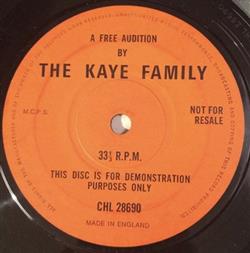 Download The Kaye Family - A Free Audition By The Kaye Family