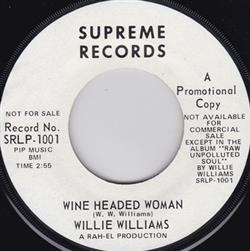 Download Willie Williams - Wine Headed Woman Detroit Blues