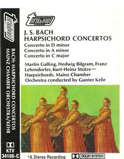 Download Johann Sebastian Bach, Günter Kehr - JS Bach Harpsichord Concertos