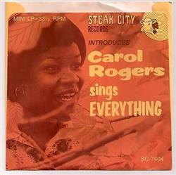 Download Carol Rogers - Sings Everything