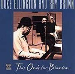 Download Duke Ellington Ray Brown - This Ones For Blanton