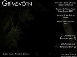 Download Grímsvötn - Suicidal Failure Recording Outtakes